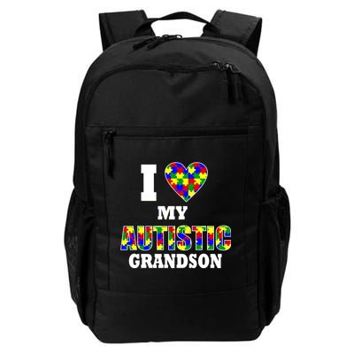 I Love My Autistic Grandson Autism Daily Commute Backpack