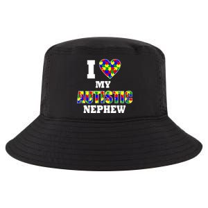 I Love My Autistic Nephew Autism Cool Comfort Performance Bucket Hat