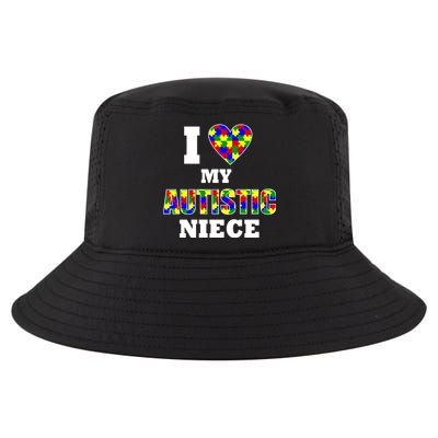 I Love My Autistic Niece Autism Cool Comfort Performance Bucket Hat