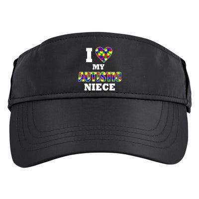 I Love My Autistic Niece Autism Adult Drive Performance Visor