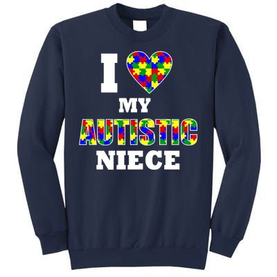 I Love My Autistic Niece Autism Sweatshirt