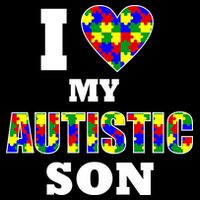I Love My Autistic Son Autism Impact Tech Backpack