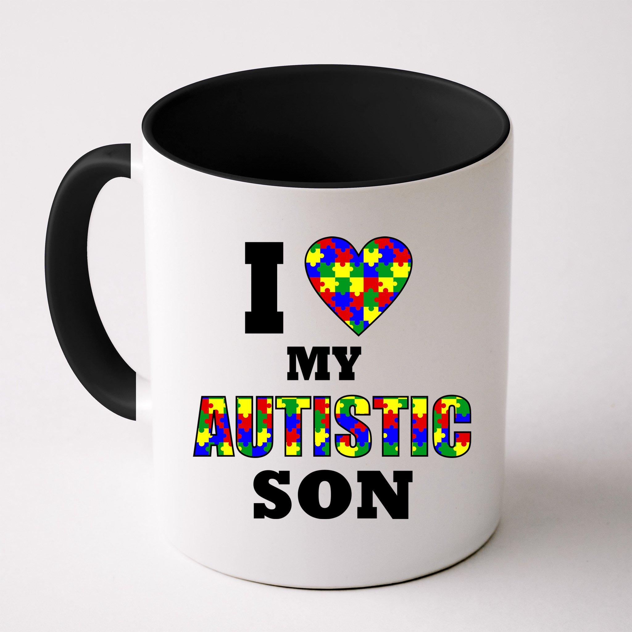 I Love My Autistic Son Autism Mug