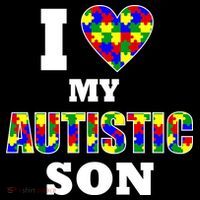 I Love My Autistic Son Autism Cooling Performance Long Sleeve Crew