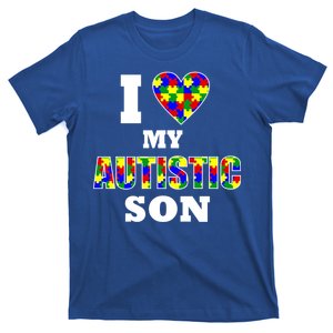 I Love My Autistic Son Autism T-Shirt