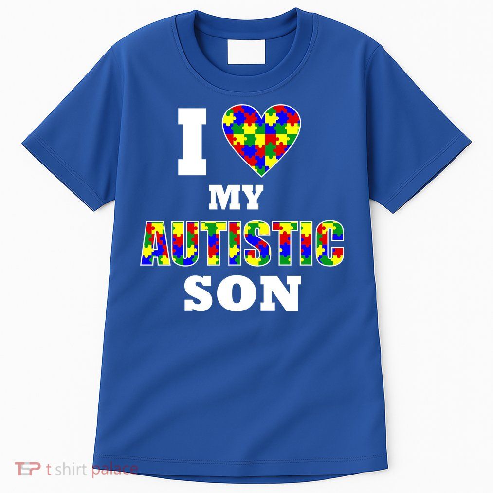 I Love My Autistic Son Autism Tall T-Shirt