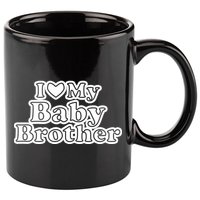 I Love My Baby Brother 11oz C Handle Ceramic Mug
