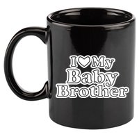 I Love My Baby Brother 11oz C Handle Ceramic Mug