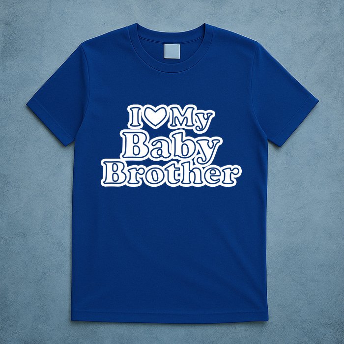I Love My Baby Brother T-Shirt
