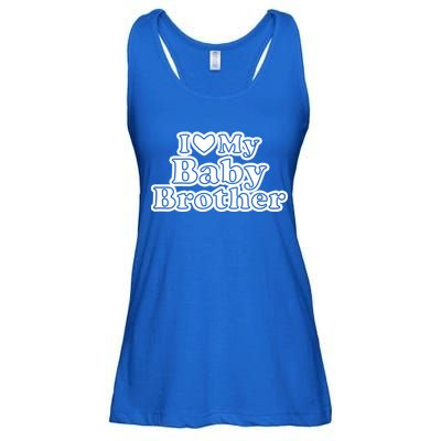 I Love My Baby Brother Ladies Essential Flowy Tank