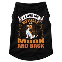 I Love My Beagle To The Moon and Back Doggie Tank