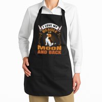 I Love My Beagle To The Moon and Back Apron