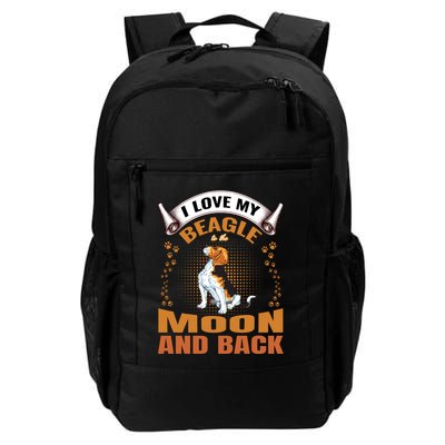 I Love My Beagle To The Moon and Back Backpack