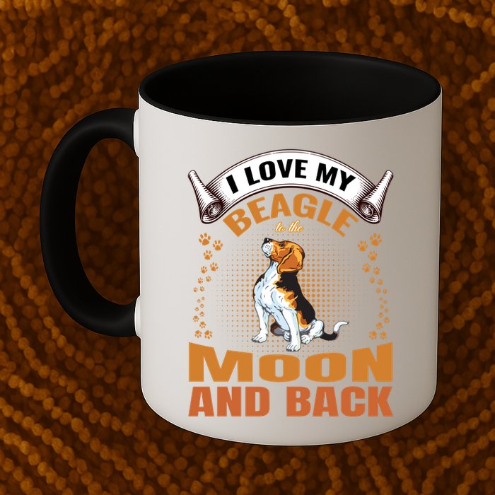 I Love My Beagle To The Moon and Back Mug
