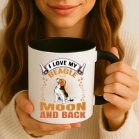 I Love My Beagle To The Moon and Back Mug