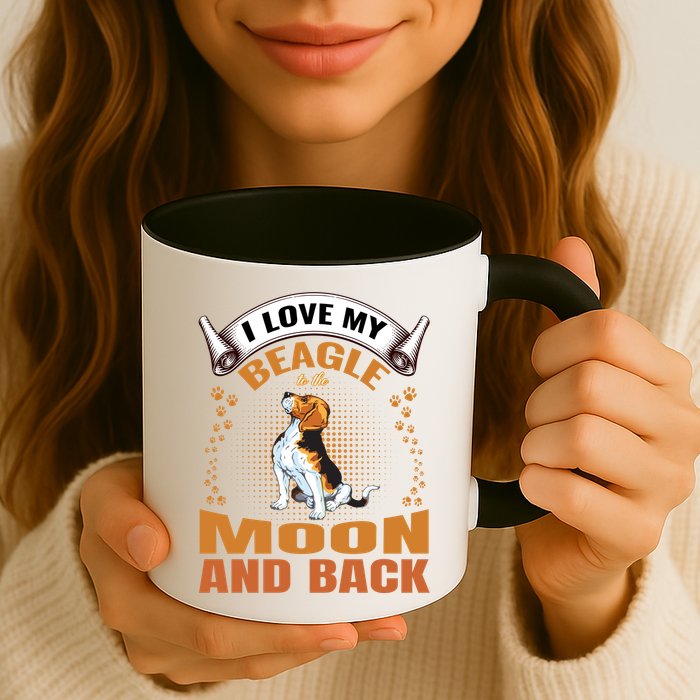 I Love My Beagle To The Moon and Back Mug