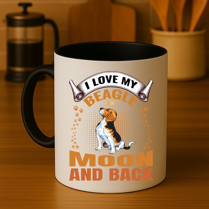 I Love My Beagle To The Moon and Back Mug