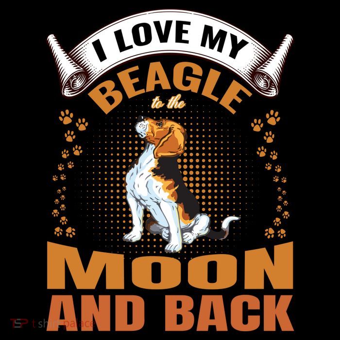 I Love My Beagle To The Moon and Back Sustainable Beanie