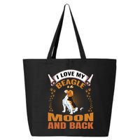 I Love My Beagle To The Moon and Back 25L Jumbo Tote