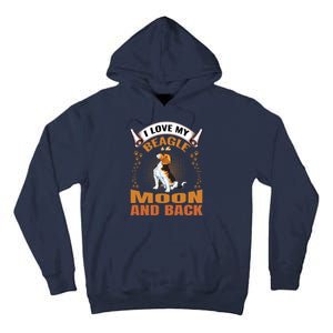 I Love My Beagle To The Moon and Back Tall Hoodie