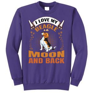 I Love My Beagle To The Moon and Back Sweatshirt