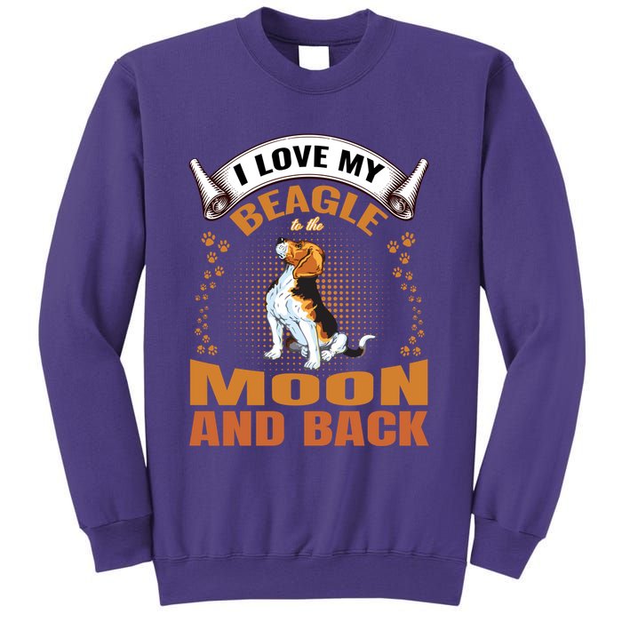 I Love My Beagle To The Moon and Back Sweatshirt