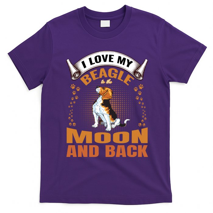 I Love My Beagle To The Moon and Back T-Shirt