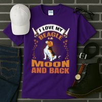 I Love My Beagle To The Moon and Back Tall T-Shirt