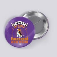 I Love My Beagle To The Moon and Back Button