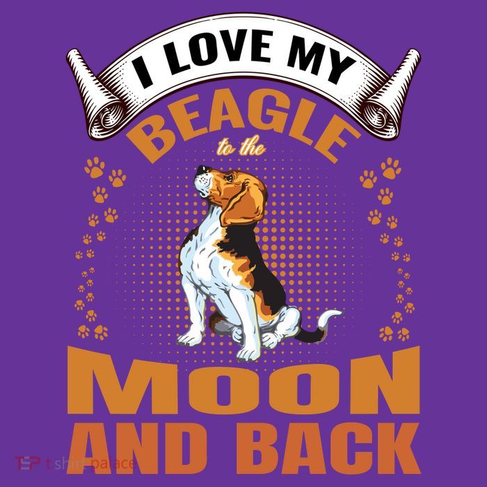 I Love My Beagle To The Moon and Back Cooling Performance Long Sleeve Crew