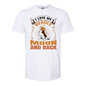 I Love My Beagle To The Moon and Back Softstyle CVC T-Shirt