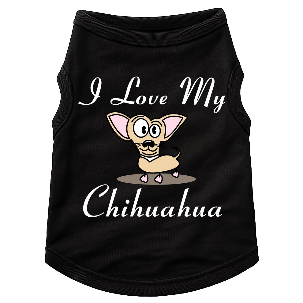 I Love My Chihuahua Doggie Tank