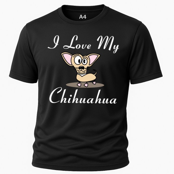 I Love My Chihuahua Cooling Performance Crew T-Shirt