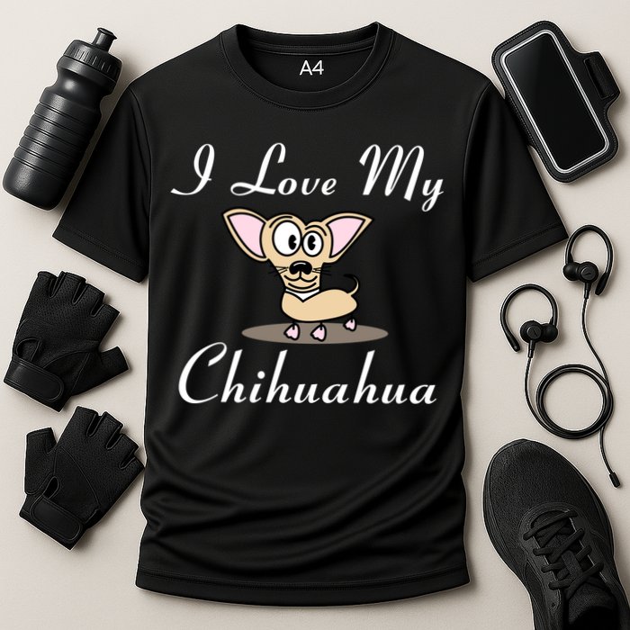 I Love My Chihuahua Cooling Performance Crew T-Shirt