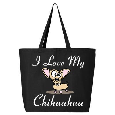 I Love My Chihuahua 25L Jumbo Tote