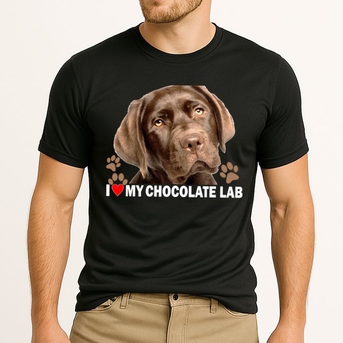 I Love My Chocolate Lab Cooling Performance Crew T-Shirt