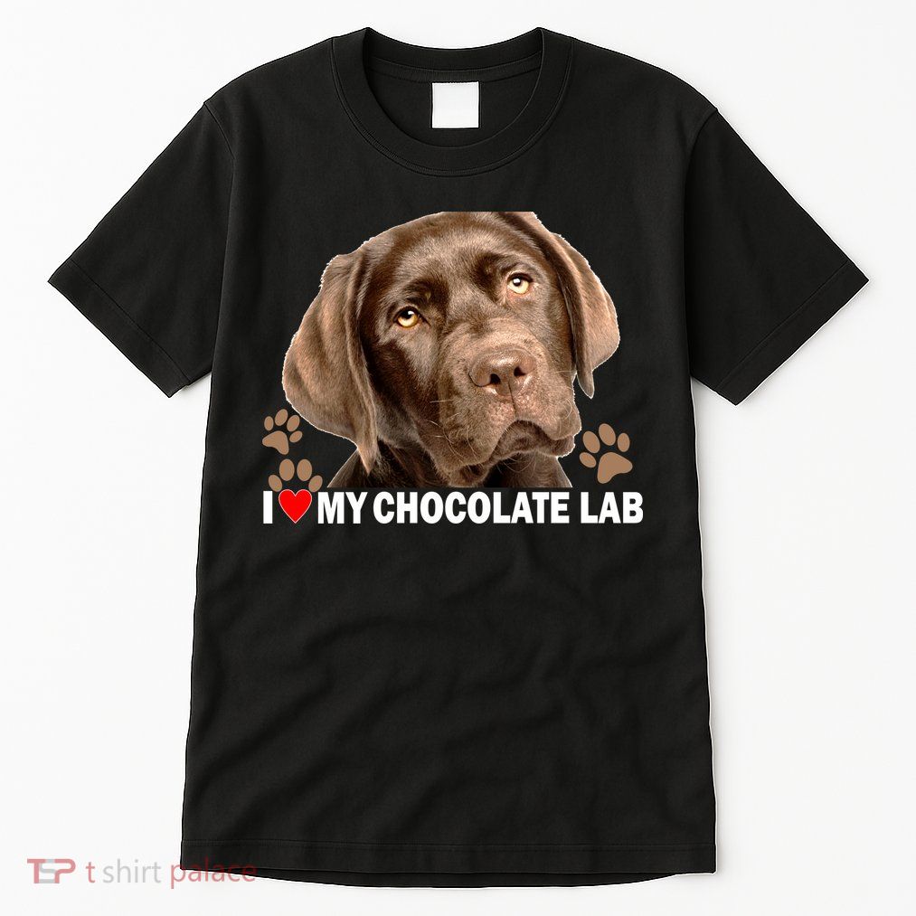 I Love My Chocolate Lab Tall T-Shirt
