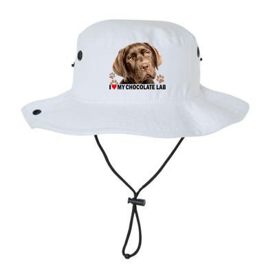 I Love My Chocolate Lab Legacy Cool Fit Booney Bucket Hat