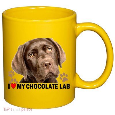 I Love My Chocolate Lab 11oz C Handle Ceramic Mug