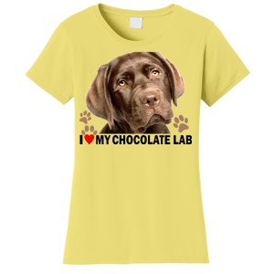 I Love My Chocolate Lab Women's T-Shirt