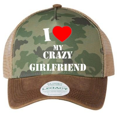 I Love My Crazy Girlfriend Legacy Tie Dye Trucker Hat