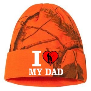 I Love My Dad Heart Kati Licensed 12" Camo Beanie