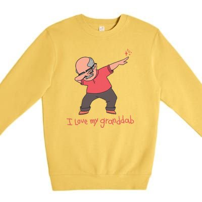 I Love My Granddab Premium Crewneck Sweatshirt