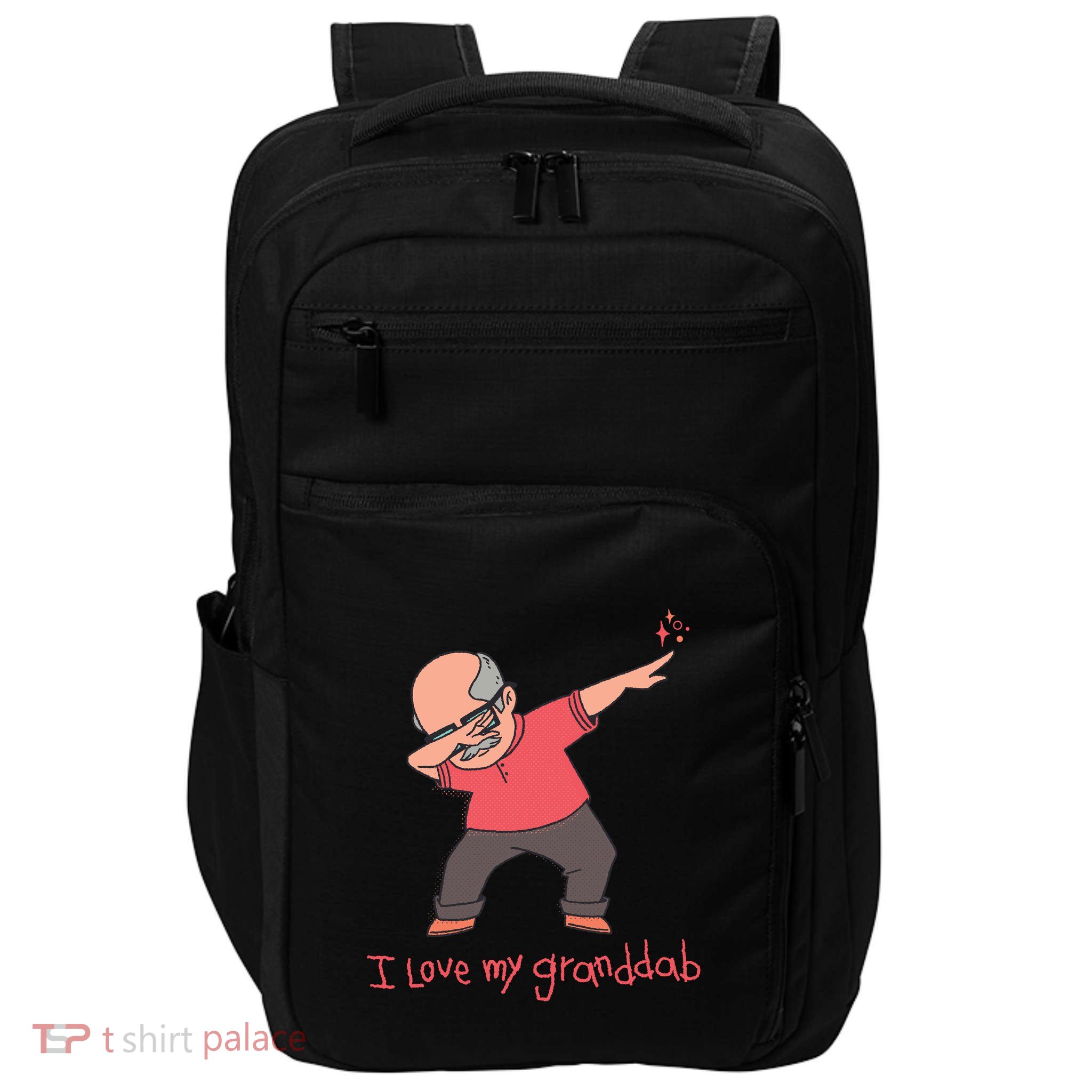 I Love My Granddab Impact Tech Backpack