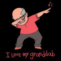 I Love My Granddab Sustainable Bucket Hat