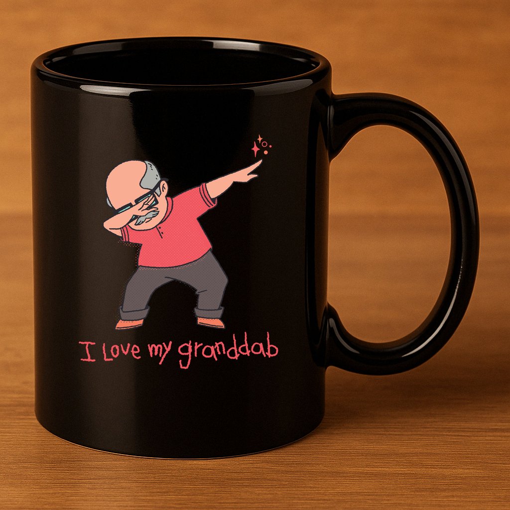 I Love My Granddab 11oz C Handle Ceramic Mug