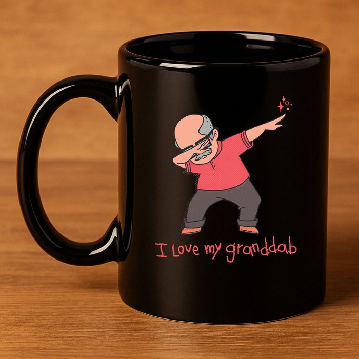 I Love My Granddab 11oz C Handle Ceramic Mug