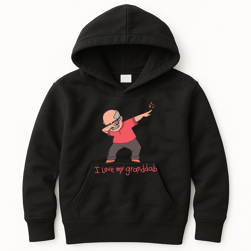 I Love My Granddab Kids Hoodie