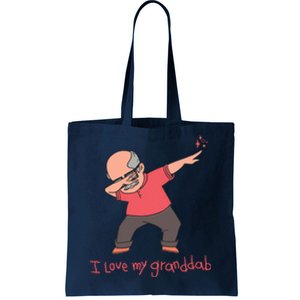 I Love My Granddab Tote Bag