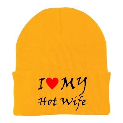 I Love My Hot Wife Knit Cap Winter Beanie